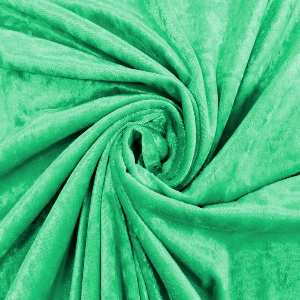 Crushed Velvet - Emerald Green
